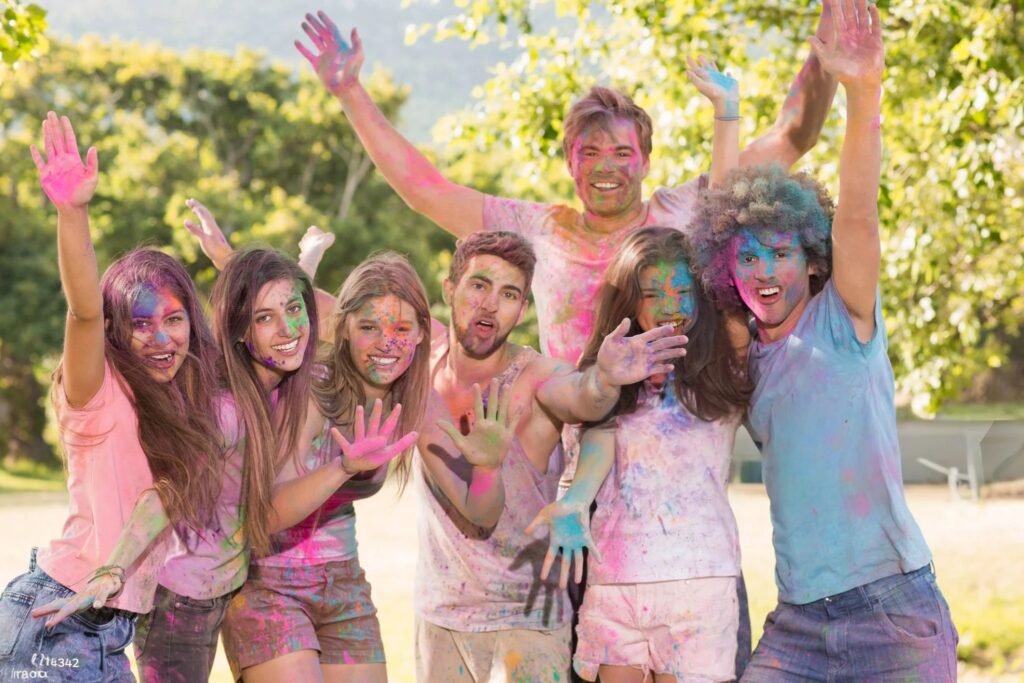 holi celebration in india tour